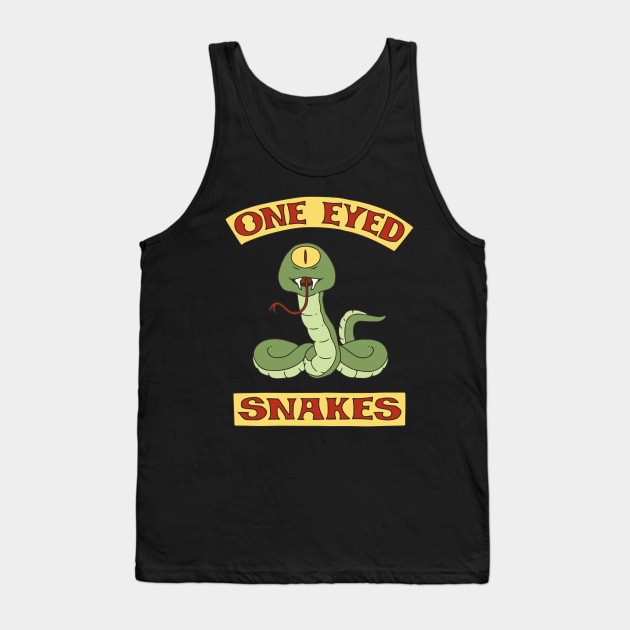 One Eyed Snakes Tank Top by GraphicTeeShop